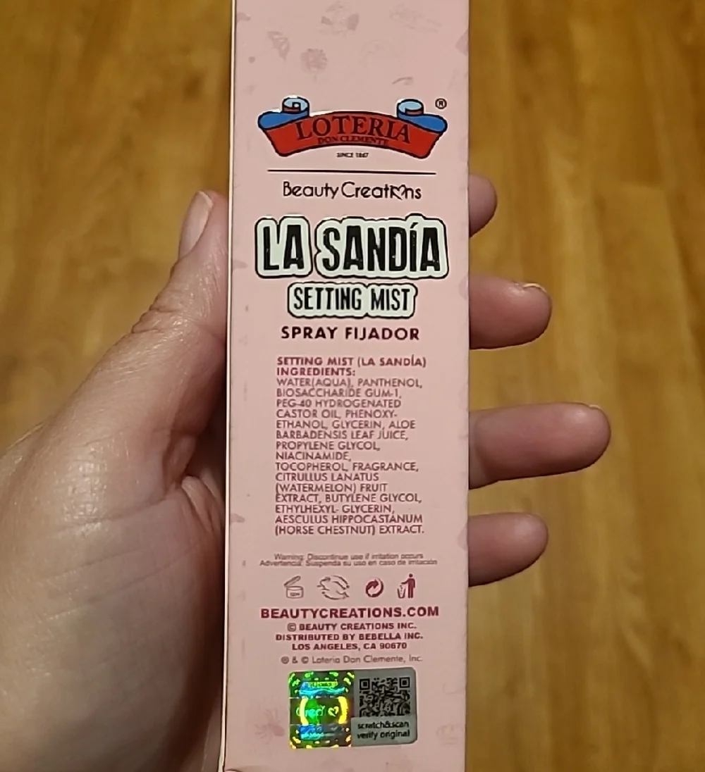 Beauty Creations LOTERIA Watermelon Scented Makeup Mist